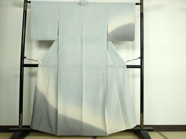 平和屋着物▽訪問着 単衣 霞文 暈し染め 正絹 逸品 未使用 DAAU6429sf
