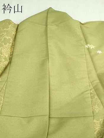 平和屋着物▽小紋　単衣　草花文　洗える着物　DAAU6431sf