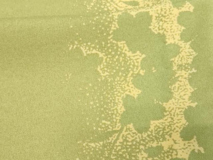 平和屋着物▽小紋　単衣　草花文　洗える着物　DAAU6431sf