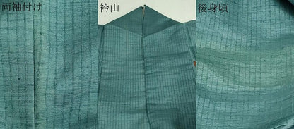 平和屋着物▽訪問着 単衣 紬地 作家物 手描き 草花文 正絹 逸品 DAAU6437sf