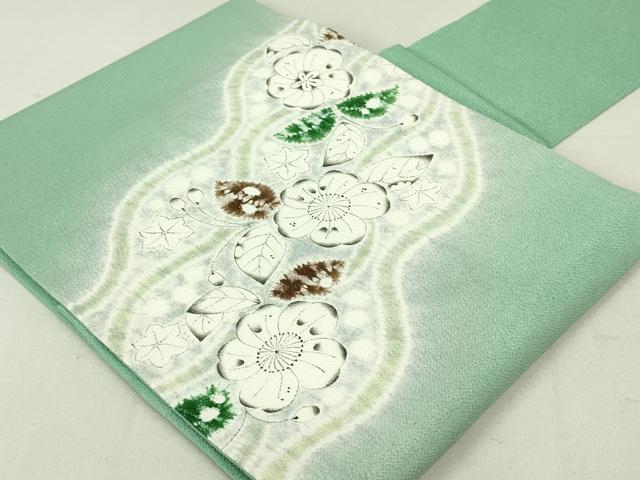 平和屋着物●染色作家 小倉淳史 つけ帯 辻が花 鬼しぼ縮緬 正絹 逸品 DAAU6585ob