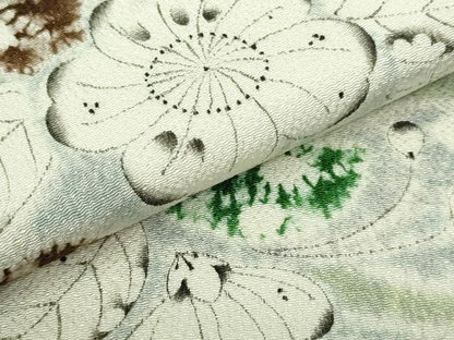 平和屋着物●染色作家 小倉淳史 つけ帯 辻が花 鬼しぼ縮緬 正絹 逸品 DAAU6585ob