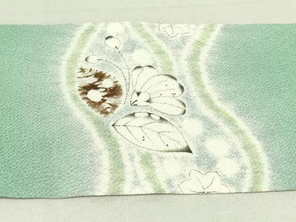平和屋着物●染色作家 小倉淳史 つけ帯 辻が花 鬼しぼ縮緬 正絹 逸品 DAAU6585ob