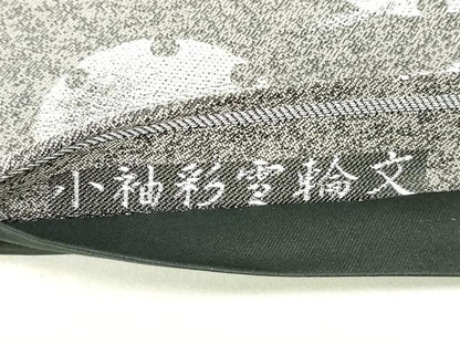 平和屋着物●つけ帯 小袖彩雪輪文 金糸 正絹 逸品 未使用 DAAU6692ob