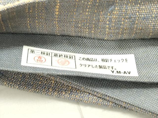 平和屋着物●六通柄袋帯　紬地　抽象文様　正絹　逸品　DAAU6830ob