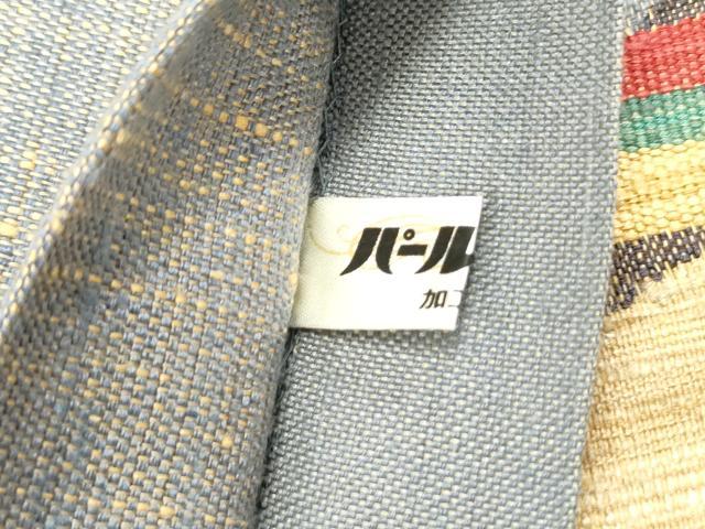 平和屋着物●六通柄袋帯　紬地　抽象文様　正絹　逸品　DAAU6830ob