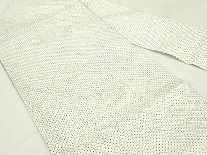 平和屋着物●創作　九寸名古屋帯　総絞り　霞文　正絹　逸品　DAAU6968ob
