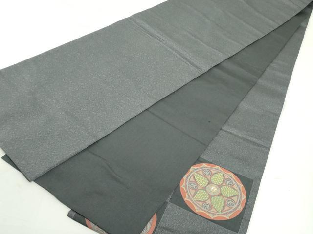 平和屋着物●太鼓柄袋帯 鳳凰抽象花丸文 正絹 逸品 DAAU6973ob