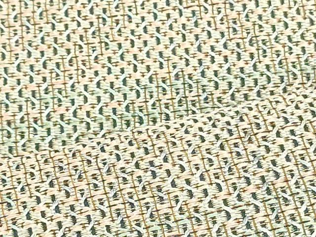 平和屋着物●六通柄袋帯　校倉裂　金糸　正絹　逸品　DAAU6974ob
