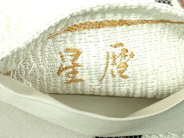 平和屋着物●六通柄袋帯　唐織　星暦　銀通し地　正絹　逸品　DAAU7000ob