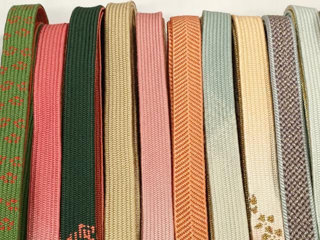 平和屋着物●和装小物 帯締め20本セット 高麗組 笹浪組 金糸 逸品 DAAU7837zzz