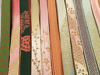 平和屋着物●和装小物 帯締め20本セット 高麗組 笹浪組 金糸 逸品 DAAU7837zzz