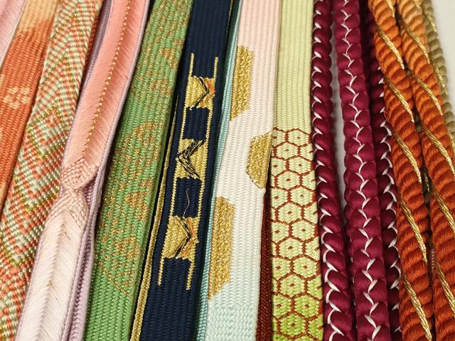 平和屋着物●和装小物 帯締め20本セット 高麗組 笹浪組 金糸 逸品 DAAU7837zzz