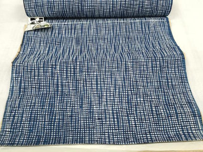平和屋着物∴夏物　浴衣　反物　着尺　格子　綿　逸品　未使用　DAAU7853zzz