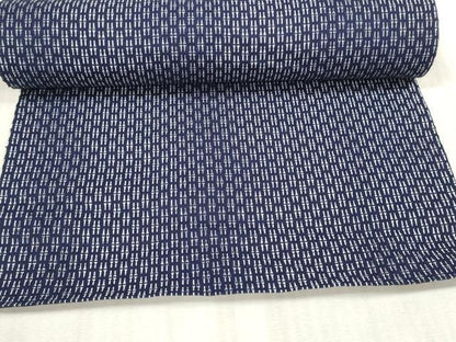 平和屋着物∴夏物 浴衣 反物 着尺 変わり間道 綿 逸品 未使用 DAAU7861zzz