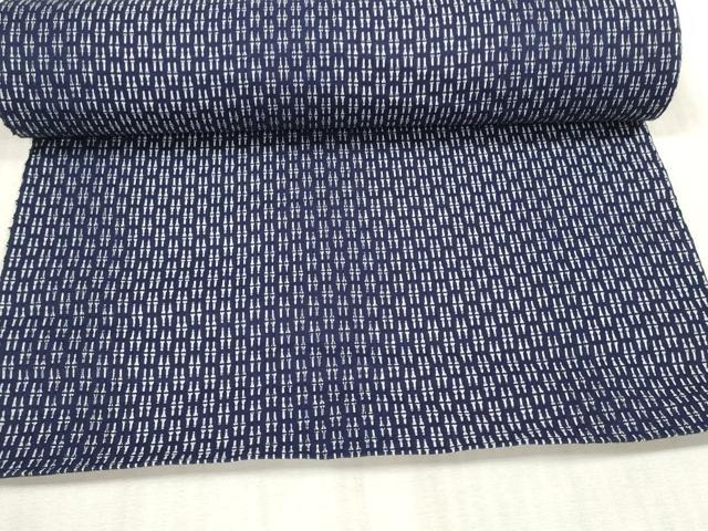 平和屋着物∴夏物 浴衣 反物 着尺 変わり間道 綿 逸品 未使用 DAAU7861zzz
