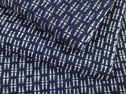平和屋着物∴夏物 浴衣 反物 着尺 変わり間道 綿 逸品 未使用 DAAU7861zzz