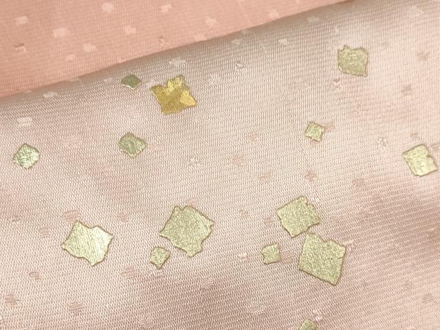 平和屋着物●和装小物 帯締め・帯揚げセット 箔散らし 金彩 手組紐 逸品 未使用 DAAU7974zzz