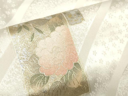 平和屋着物●和装小物 帯締め・帯揚げセット 礼装用 短冊花文 金彩 亀房付き 逸品 未使用 DAAU7977zzz