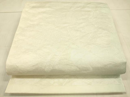 平和屋着物＊夏物　六通柄袋帯　葡萄蔦の葉文　銀糸　正絹　逸品　DAAU8087cm