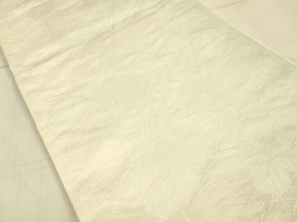 平和屋着物＊夏物　六通柄袋帯　葡萄蔦の葉文　銀糸　正絹　逸品　DAAU8087cm