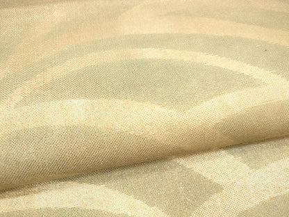 平和屋着物＊夏物　六通柄袋帯　抽象文様　金糸　正絹　逸品　DAAU8089cm