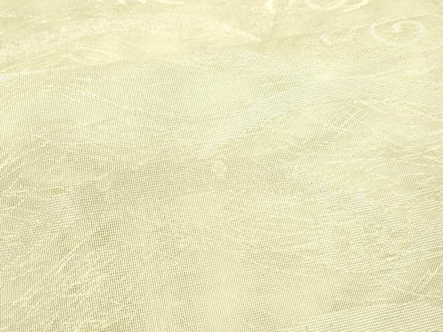 平和屋着物＊夏物　六通柄袋帯　流水雪芝文　金銀糸　正絹　逸品　DAAU8095cm