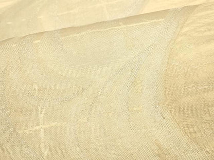 平和屋着物＊夏物　六通柄袋帯　流水文　銀糸　正絹　逸品　DAAU8102cm