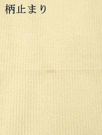 平和屋着物＊夏物　六通柄袋帯　草葉文　銀糸　正絹　逸品　DAAU8148cm