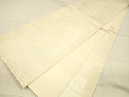 平和屋着物＊夏物　六通柄　本袋帯　笹竹文　銀糸　正絹　逸品　DAAU8293cm