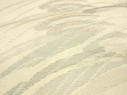 平和屋着物＊夏物 六通柄袋帯 流水文 銀糸 正絹 逸品 DAAU8307cm