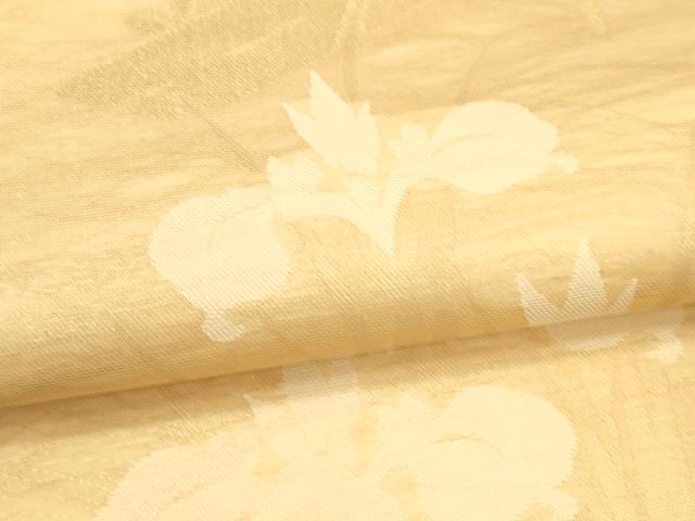 平和屋着物＊夏物　全通柄袋帯　杜若　金糸　正絹　逸品　DAAU8323cm