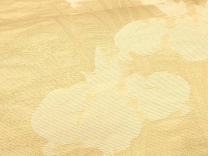 平和屋着物＊夏物　全通柄袋帯　杜若　金糸　正絹　逸品　DAAU8323cm