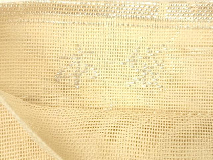 平和屋着物＊夏物　六通柄　本袋帯　色紙草花文　正絹　逸品　DAAU8395cm