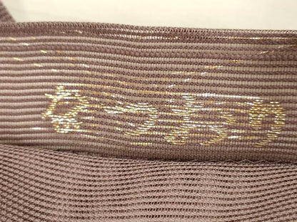 平和屋着物＊夏物 六通柄袋帯 なつおり 抽象文様 金糸 正絹 逸品 DAAU8404cm