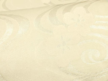 平和屋着物＊夏物　六通柄袋帯　流水花文　銀糸　正絹　逸品　DAAU8437cm