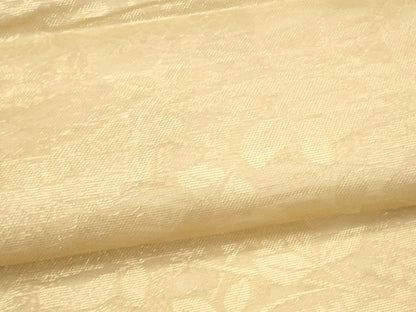 平和屋着物＊夏物 六通柄 本袋帯 草葉文 金糸 正絹 逸品 DAAU8456cm