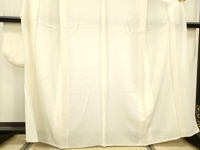 平和屋着物▽豪華振袖 単衣 胡粉色 正絹 逸品 DAAU9293fe