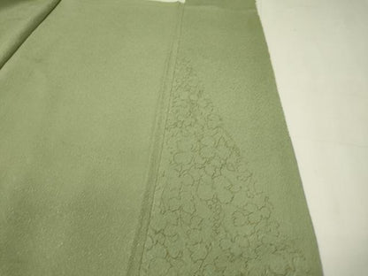 平和屋着物▼訪問着　駒刺繍　絞り　天井宝尽くし文　金糸　ロング丈　正絹　逸品　DAAU9662fe