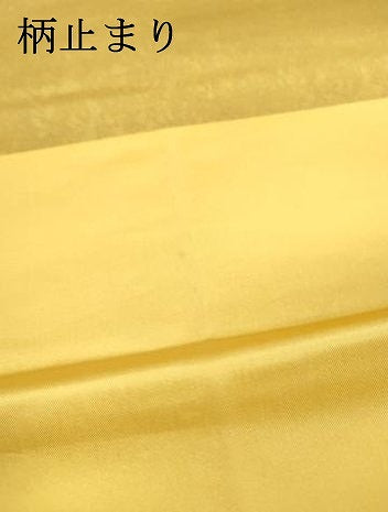 平和屋着物▼太鼓柄袋帯　扇面花文　金銀彩　引箔　正絹　逸品　DAAU9715fe