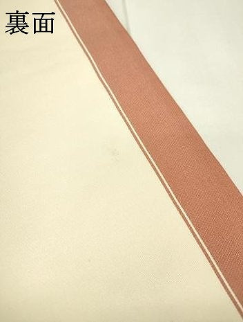 平和屋着物▼両面　六通柄袋帯　唐織　舞蝶花松文　金糸　正絹　逸品　DAAU9747fe