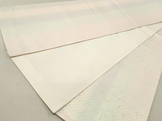 平和屋着物◎全通柄袋帯 斜縞 正絹 逸品 DAAV0877qa
