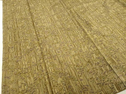 平和屋着物●本場大島紬 9マルキ 笹竹文 やまと誂製 正絹 逸品 未使用 DAAV1071tw
