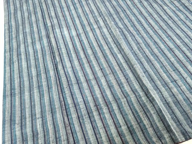平和屋着物●上質な紬 間道 正絹 逸品 DAAV1079tw