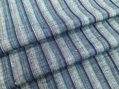 平和屋着物●上質な紬 間道 正絹 逸品 DAAV1079tw