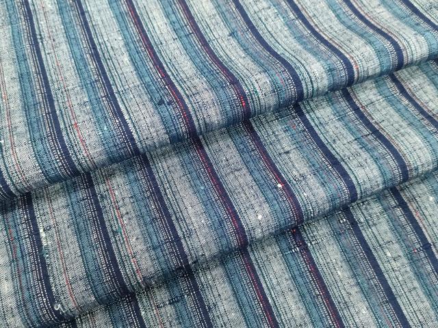 平和屋着物●上質な紬 間道 正絹 逸品 DAAV1079tw