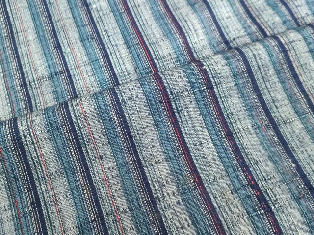 平和屋着物●上質な紬 間道 正絹 逸品 DAAV1079tw