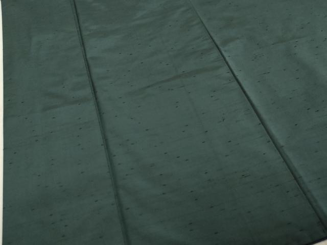平和屋着物●男性 紬 御召御納戸色 正絹 逸品 DAAV1091tw