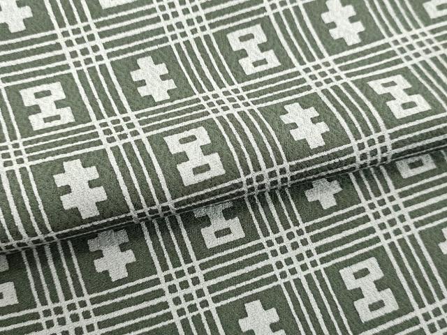 平和屋着物●上質な小紋　歌楽風流　反端付き　正絹　逸品　DAAV1106tw