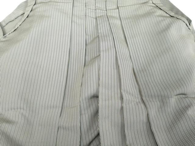 平和屋着物●男性 馬乗り袴 縞 正絹 逸品 DAAV1135tw